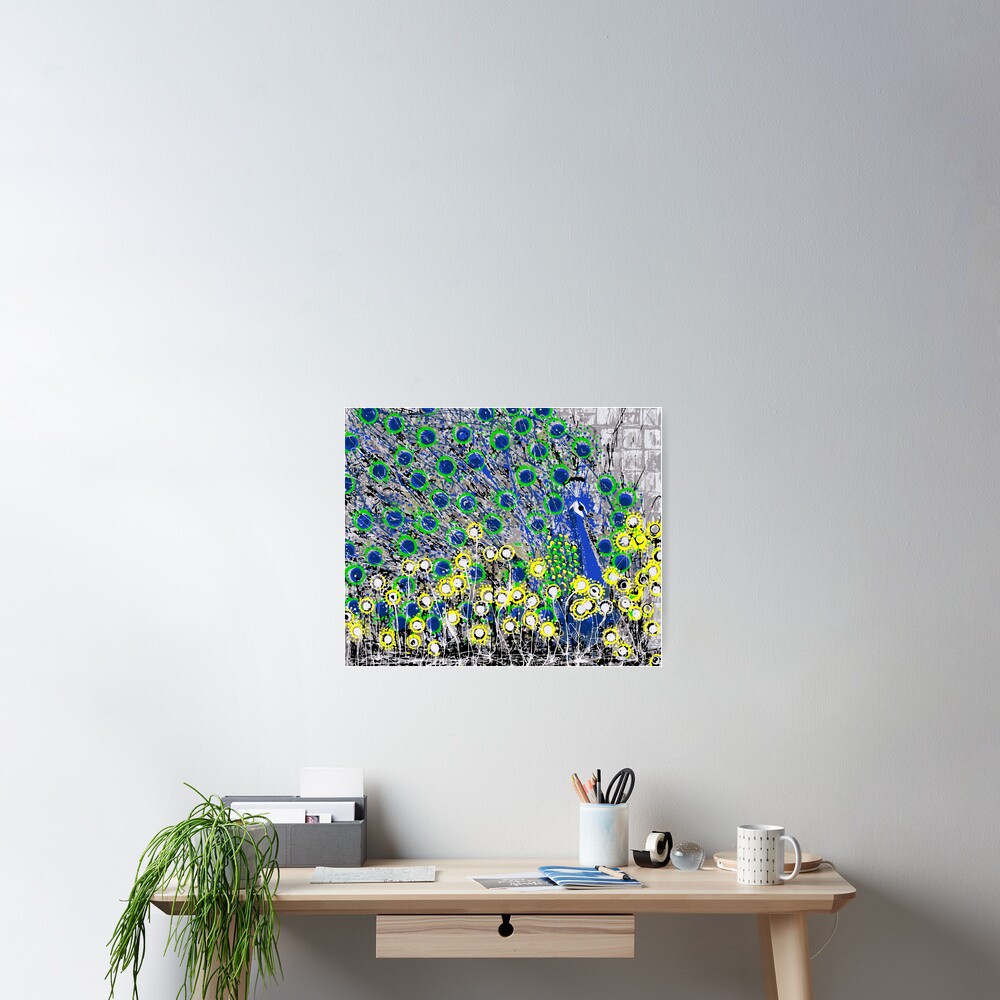 Peacock Poster