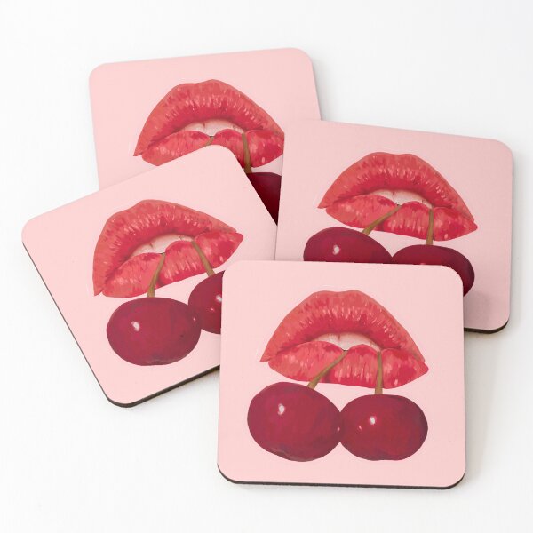 Item preview, Cherry lips designed and sold by clara-otto.