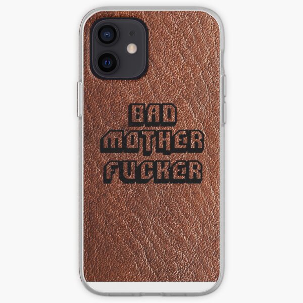 Bad Motherfucker Leather - Pulp Fiction iPhone Soft Case