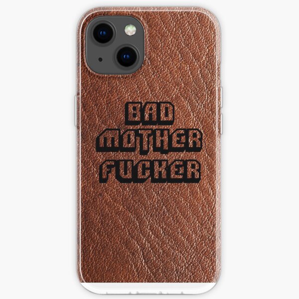 Bad Motherfucker cuir - Pulp Fiction Coque souple iPhone