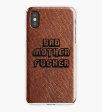 Bad Motherfucker Leather - Pulp Fiction iPhone Case