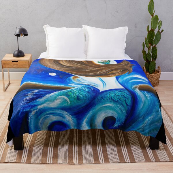 Item preview, Mermaid Under Moon and Stars designed and sold by Linda Sholberg.
