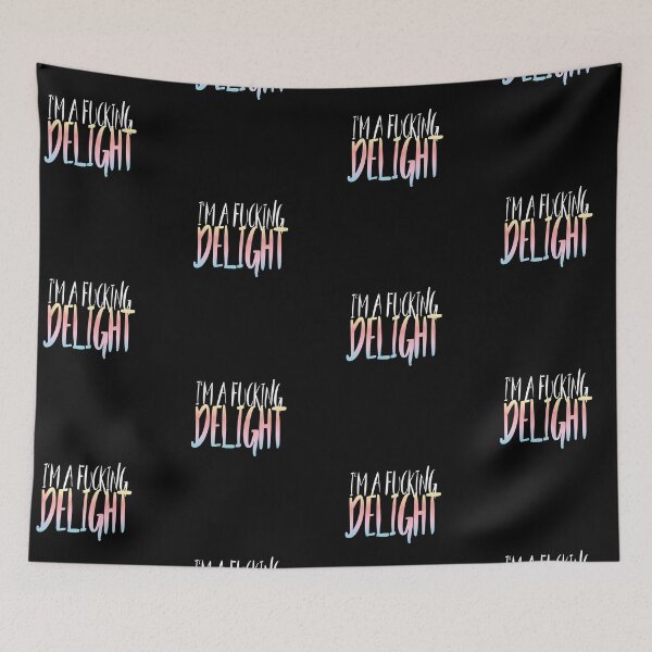 Item preview, I'm a fucking delight  slim fit t-shirt  designed and sold by Dunkrea8.
