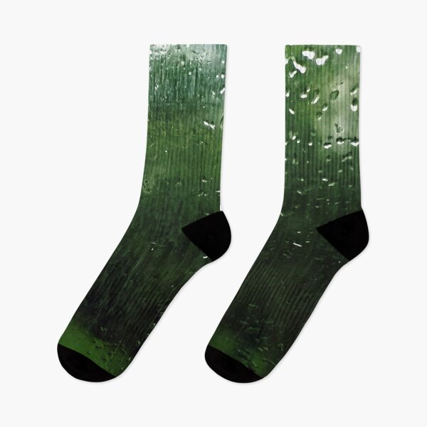 Item preview, Window Raindrops Green Trees Abstract designed and sold by worldways.
