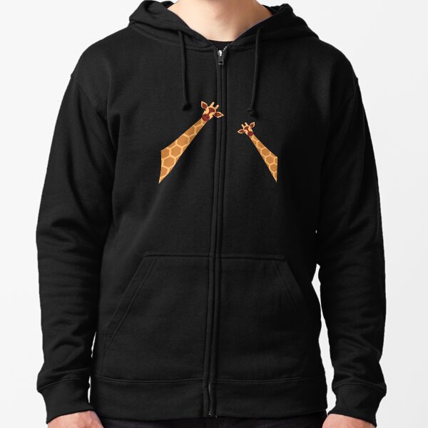 Cute giraffes Zipped Hoodie