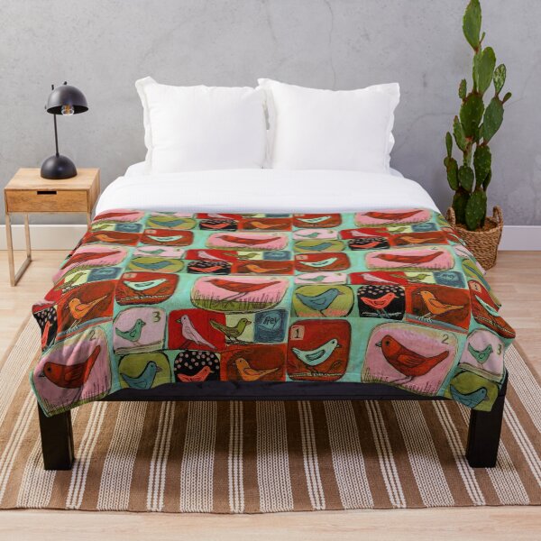Hey Birds! Throw Blanket