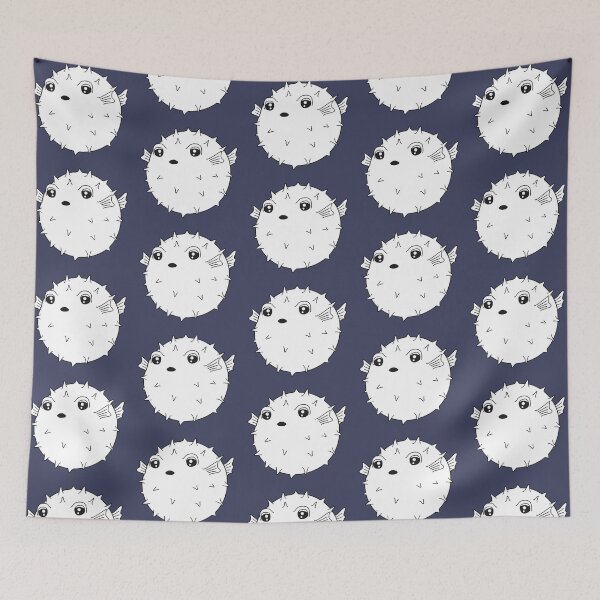 Item preview, White Fugu blowfish designed and sold by t335.