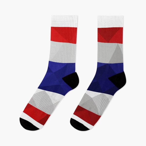 Item preview, Geometric Thailand Flag Art – Modern Tri-Color Design designed and sold by OrangePoly.