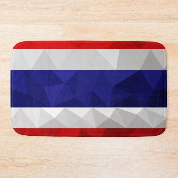 Item preview, Geometric Thailand Flag Art – Modern Tri-Color Design designed and sold by OrangePoly.