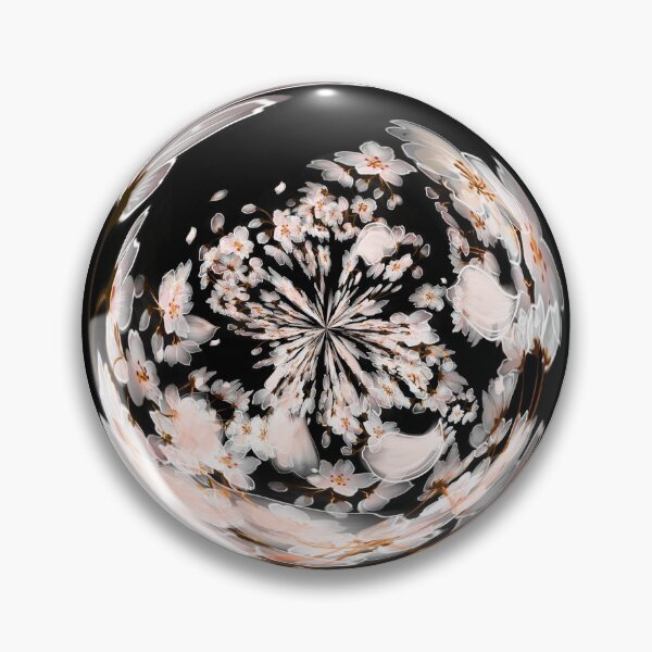Aperçu de l'œuvre Fleur de cerisier en boule de cristal créée et vendue par Nattea.