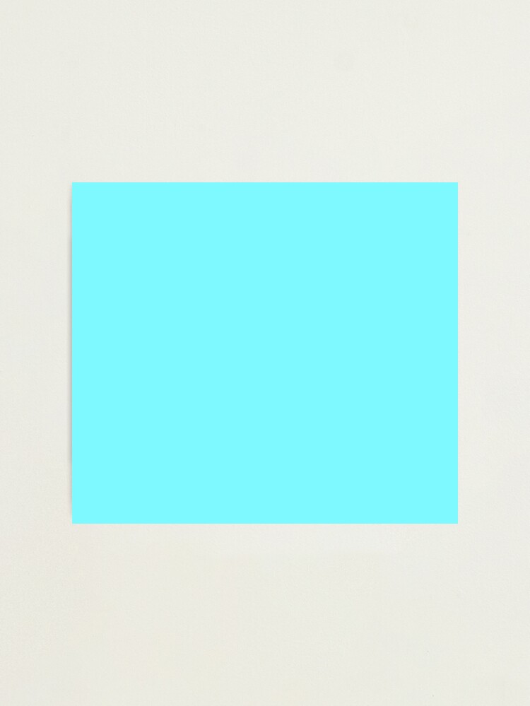 color azul eléctrico profundo | Lámina fotográfica