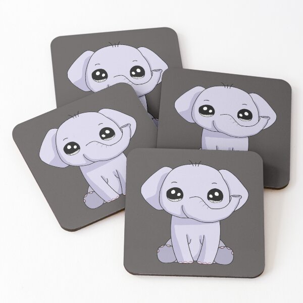 Item preview, Cute Little Sitting Elephant  designed and sold by DinoSpirit.