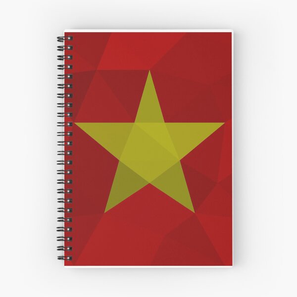 Item preview, Geometric Vietnam Flag Art – Modern Red and Yellow Star Design designed and sold by OrangePoly.