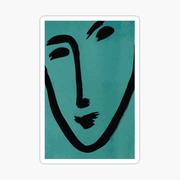 Item preview, Henri Matisse - Green Mask (1951) - Prints designed and sold by artswag.