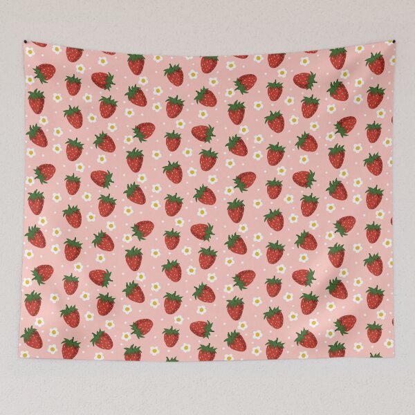Item preview, STRAWBERRY AND FLOWER PATTERN // VSCO designed and sold by annikaroberto.