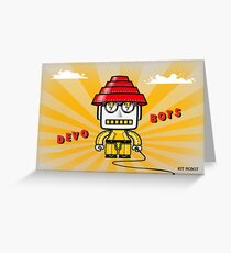 Devo Bots 001 Greeting Card