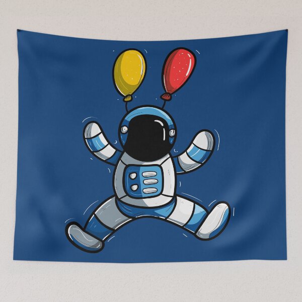Item preview, Astronout with balloon designed and sold by Dzulhan.