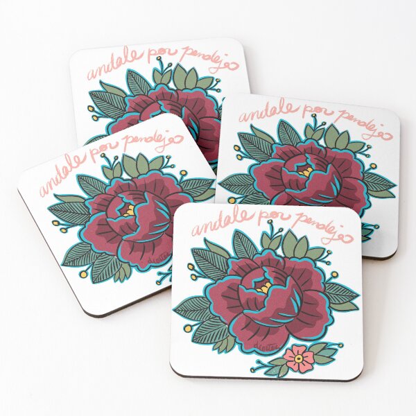 Item preview, Ándale por Pendeja rose tattoo designed and sold by cortezmadeco.