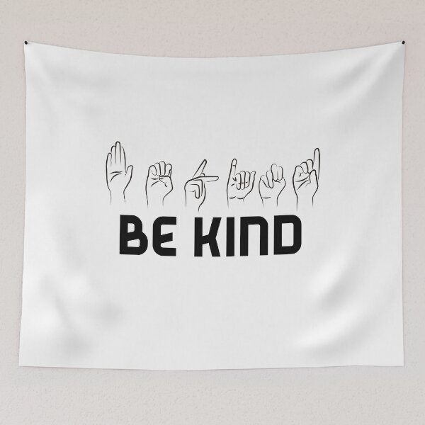 Item preview, Be Kind Sign Language designed and sold by Mohamedprf.
