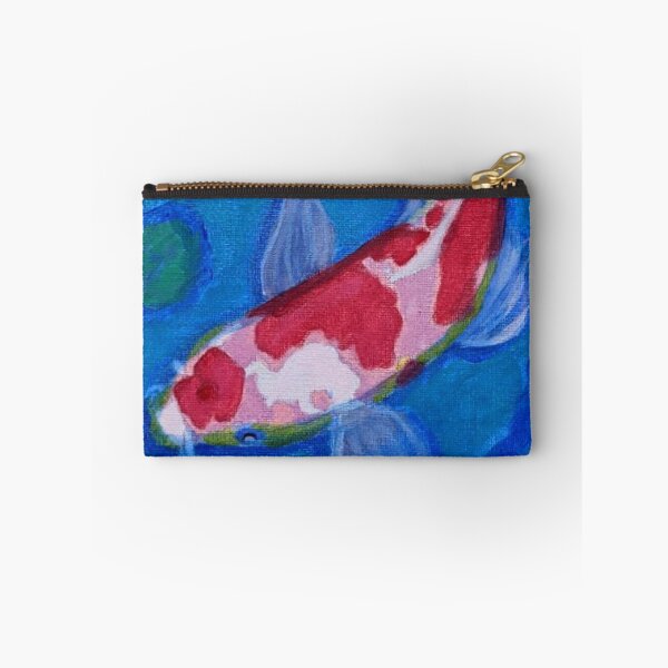 Item preview, Red and White Koi in the Blue Water designed and sold by factory88.