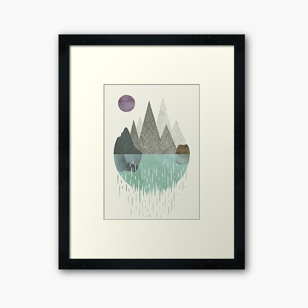 Waterfall Framed Art Print