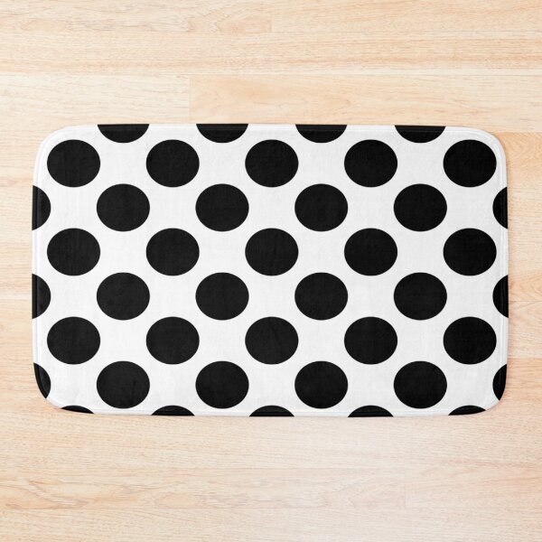 Item preview, Black Polka Dot Print Cool Fashion Pattern Cute Points Abstract Art  designed and sold by BCNDesign.