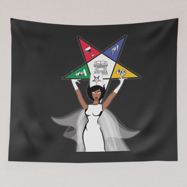 Item preview, OES Order Of The Eastern Star Logo Sistars My Sister's Keeper Freemason designed and sold by TopTeeShop.