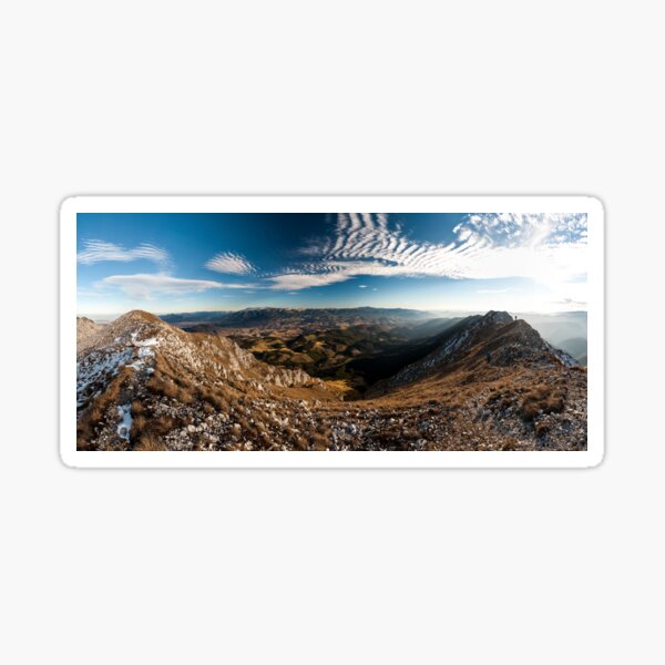 Piatra Craiului Panorama Sticker