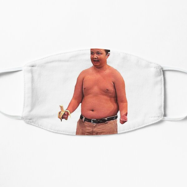 Gibby with a banana Flat Mask