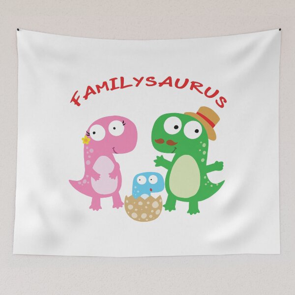 Artikelvorschau, süße FAMLYSAURUS Dinosaurierfamilie für diejenigen, die Dinosaurus lieben. entworfen und verkauft von maipadpro.