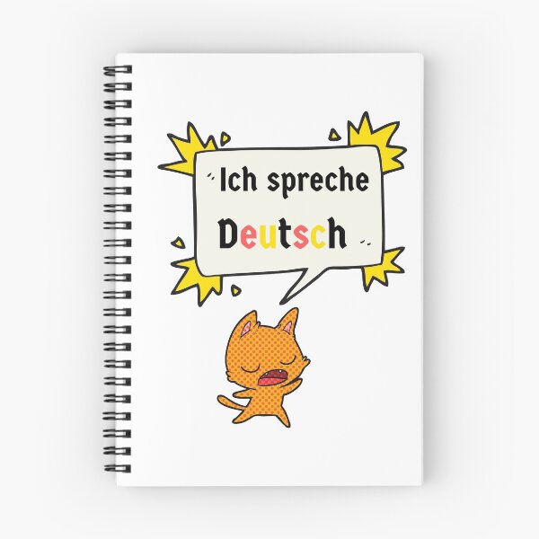 Item preview, I speak German Ich spreche Deutsch Cute Cat designed and sold by Time4German.
