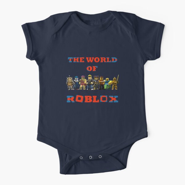 Roblox Videogames Short Sleeve Baby One Piece Redbubble - roblox one piece new world robux hack youtube