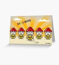 Devo Bots 005 Greeting Card