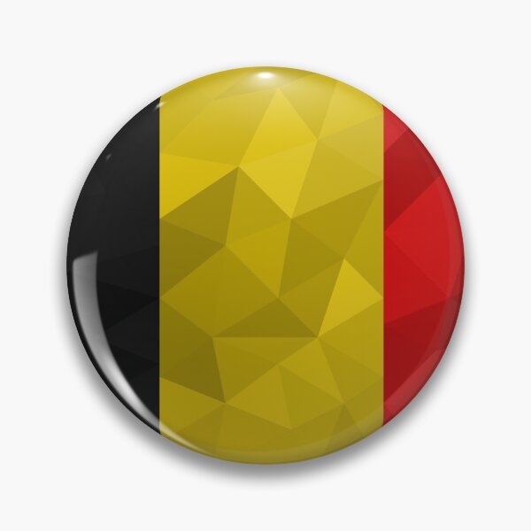Item preview, Geometric Belgium Flag Art – Modern Tri-Color Design designed and sold by OrangePoly.