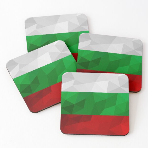 Item preview, Geometric Bulgaria Flag Art – Modern Tri-Color Design designed and sold by OrangePoly.
