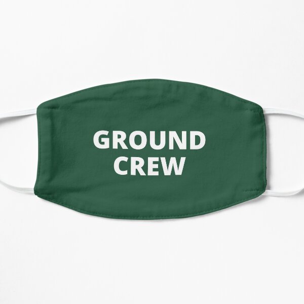 Ground Crew Aviation Face Mask for Retail and Office Flat Mask