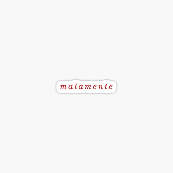 malamente Pegatina