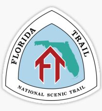 Florida Trail Sign, USA Sticker