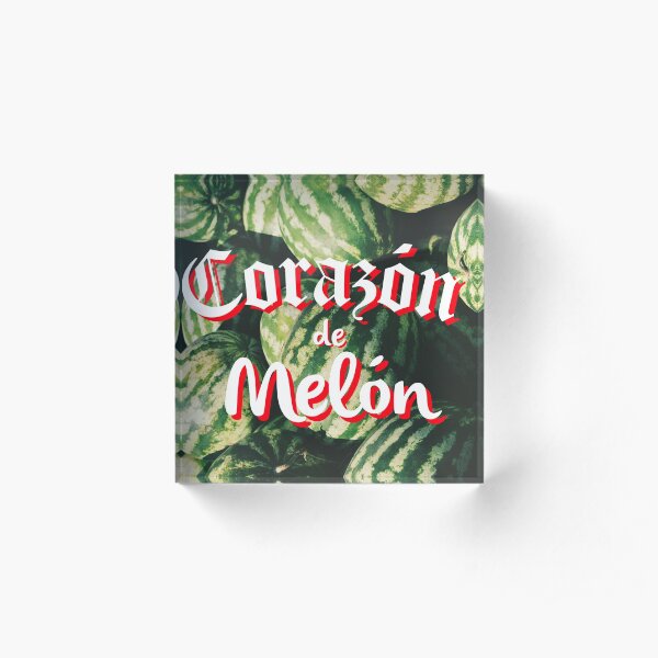 Corazon de Melon Bloque acrílico