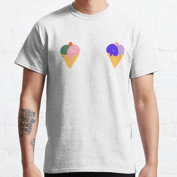 Ice-Cream Cones Nipples Classic T-Shirt