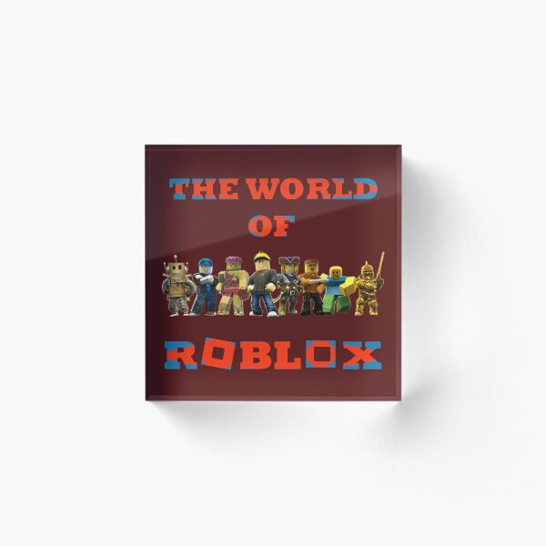 Lazarbeam Roblox Acrylic Blocks Redbubble - roblox marching sound