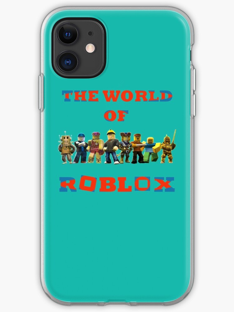 The World Of Roblox Iphone Case Cover By Adam T Shirt Redbubble - roblox kids iphone cases covers redbubble