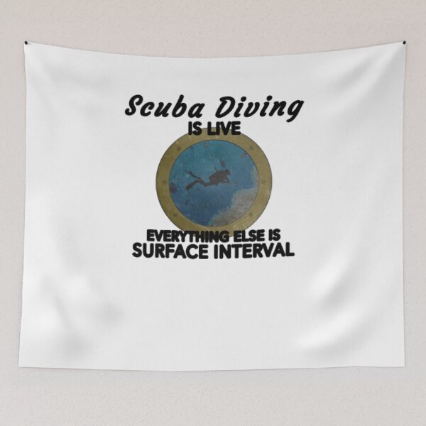 Item preview, Scuba Diving Is Life Bullauge designed and sold by CristinaKarman3.