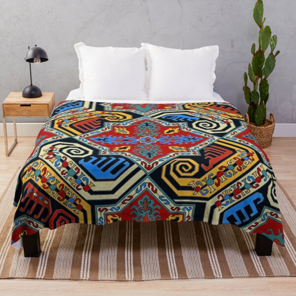 Armenian Traditional Art Throw Blanket
