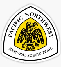 Pacific Northwest Trail Sign, USA Sticker