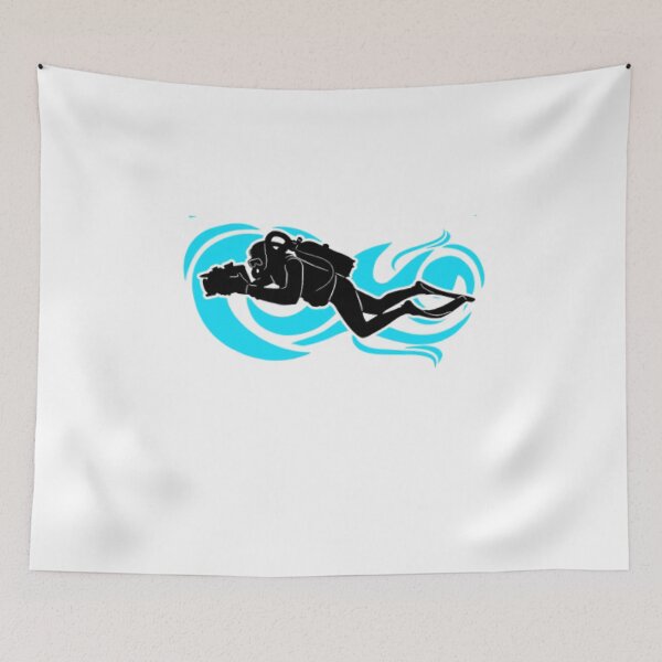 Item preview, Scuba Diving Men Blue Water Wet Suit designed and sold by CristinaKarman3.