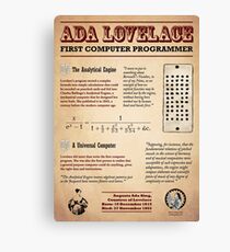 Ada Lovelace: First Computer Programmer Canvas Print