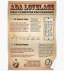 Ada Lovelace: First Computer Programmer Poster