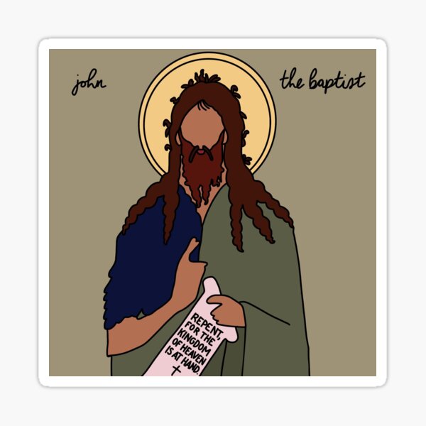 John The Baptist Sticker