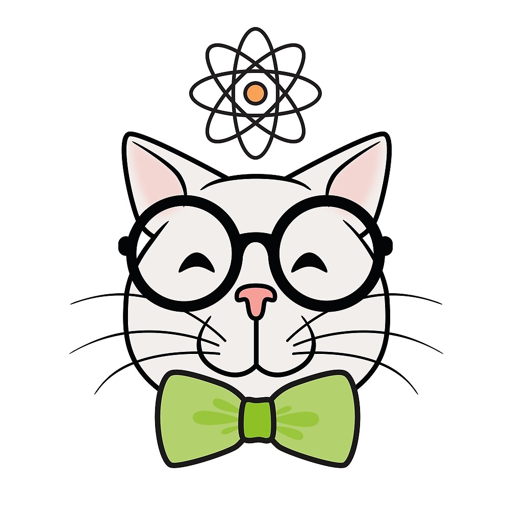 "Science Cat" by 2dtaxidermy Redbubble
